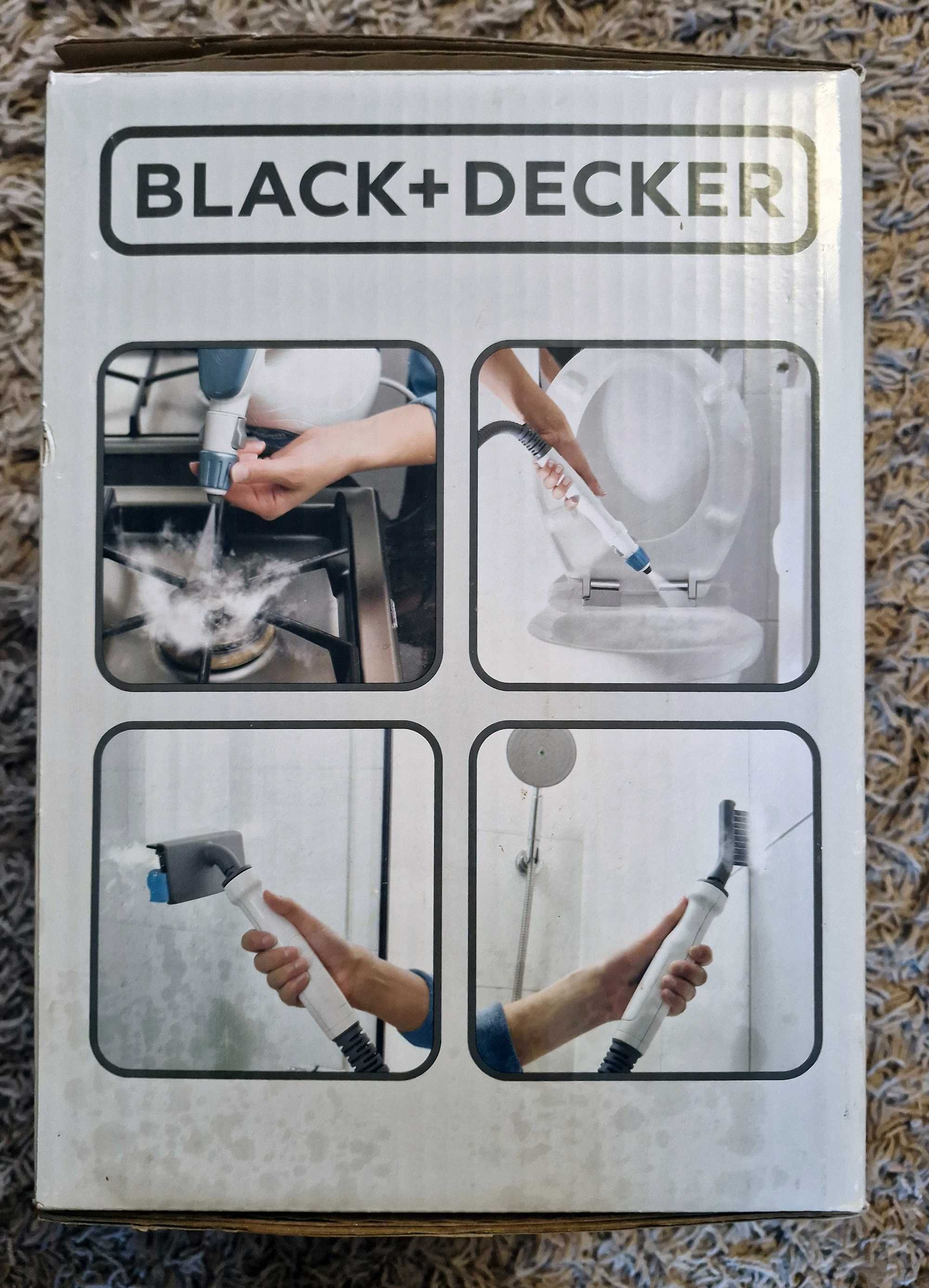 Пароочищувач ручний Black+Decker FSS1600, (пароочисник, парогенератор)