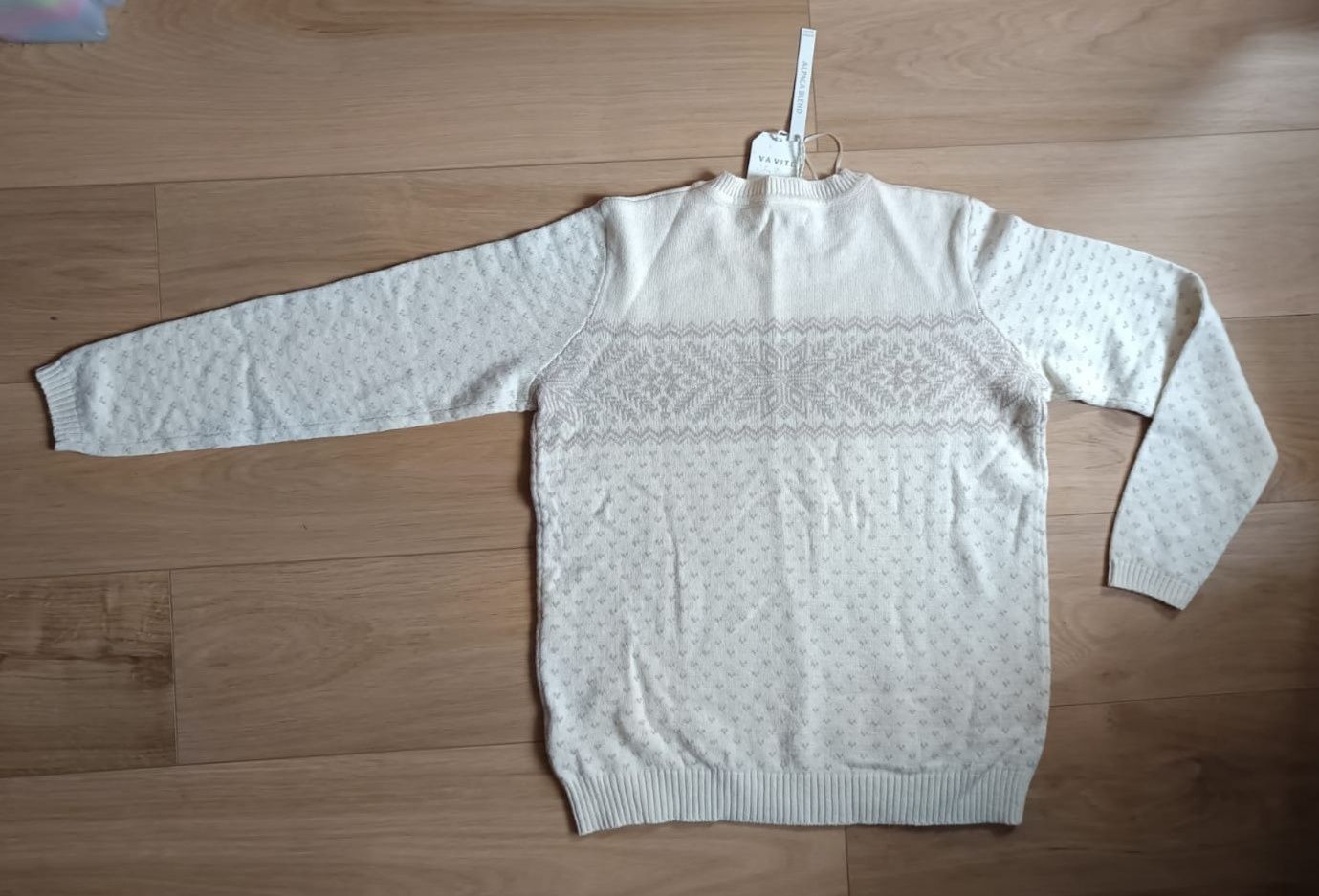 Sweter zimowy, alpaca blend, nowy, L