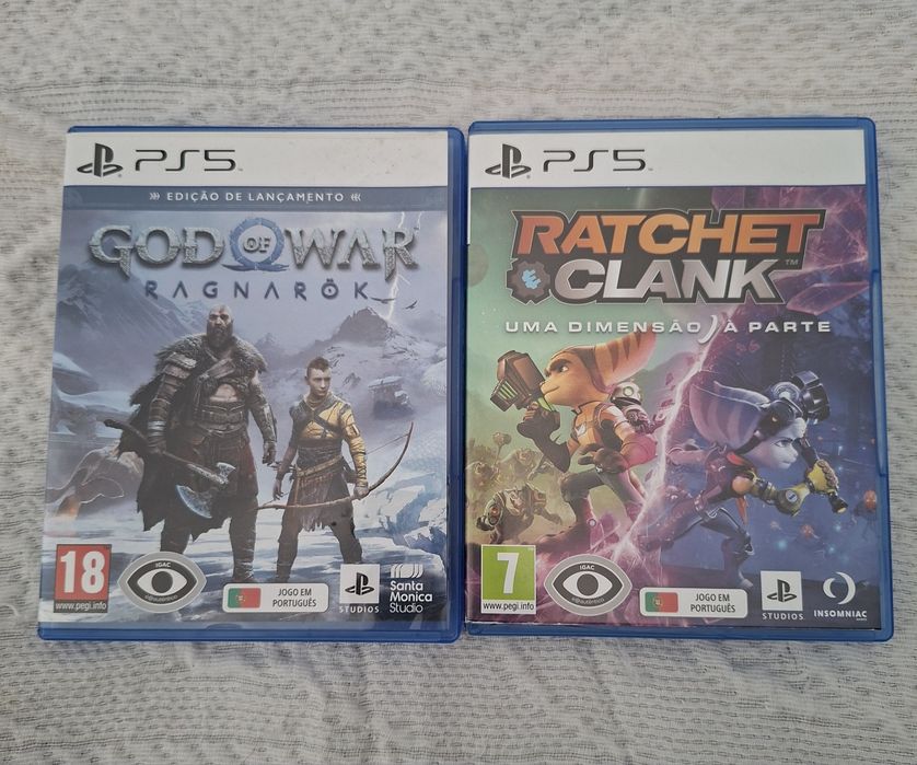 Vendo 2 Jogos para a PS5 como novos