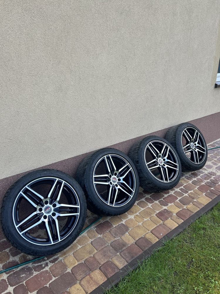 Felgi 18 cali 5x112 z Oponami Dunlop