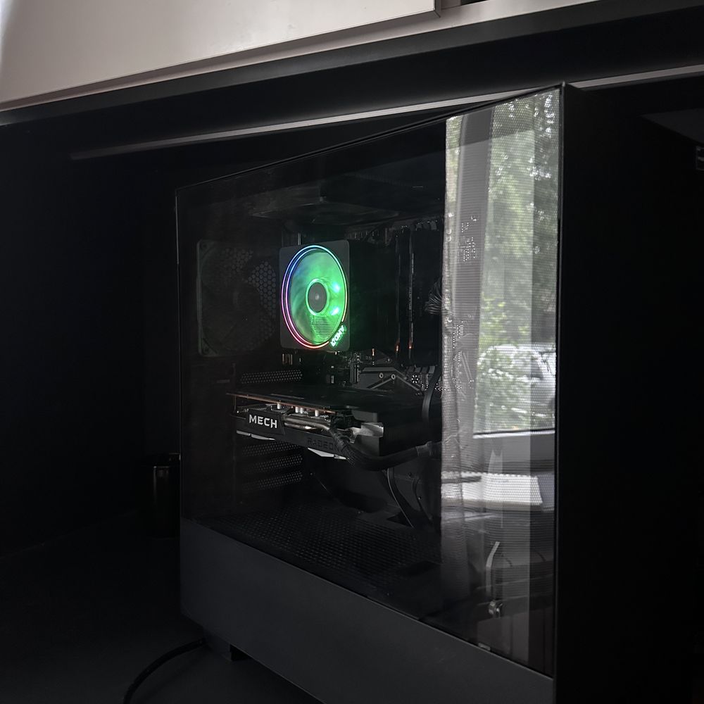 Як новий! ПК компʼютер RYZEN 7 3700X & RX 6600 XT (як 3060TI) NZXT
