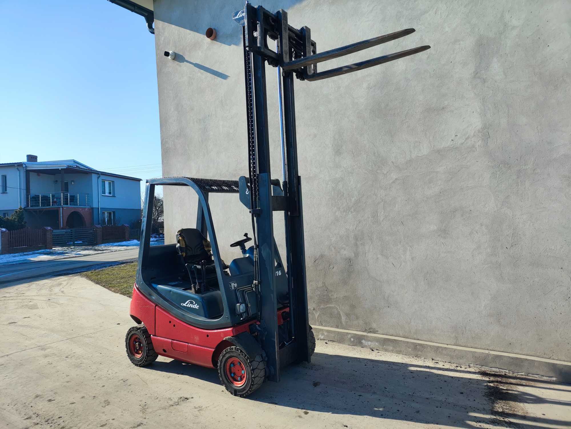 Wózek widłowy Linde H16 z UDT, 4 sekcje, widlak, ładowarka