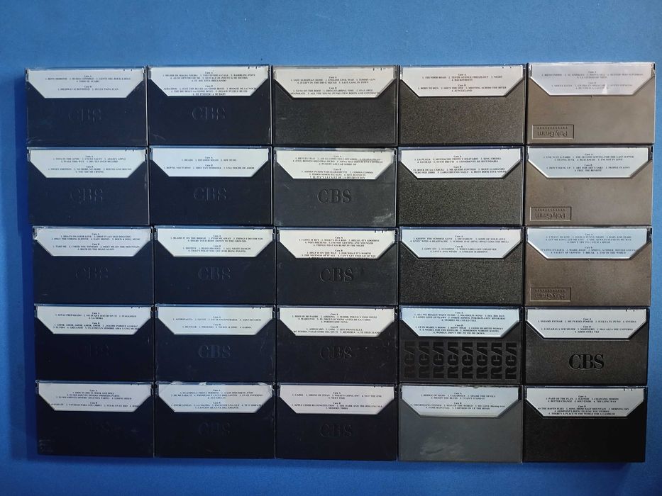 colecção 100 cassetes audio a "História da música Rock"