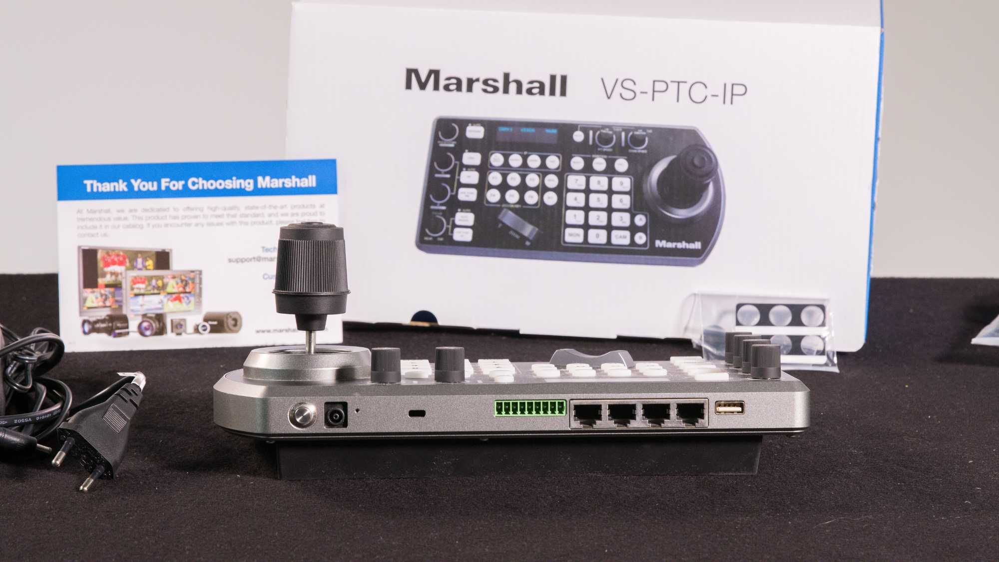 Controlador de joystick VS-PTC-IP para câmaras PTZ