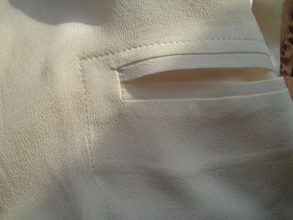 Jedwabna bluzka koszula ZARA r.XL