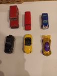 Zestaw 6 metalowych autek resoraków Bburago, Mattel, Welly, Majsto