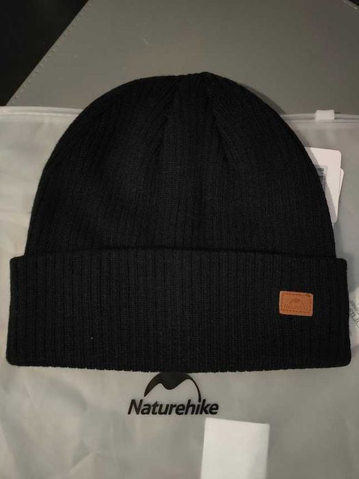 Шапка Naturehike зимняя с шерстью черная