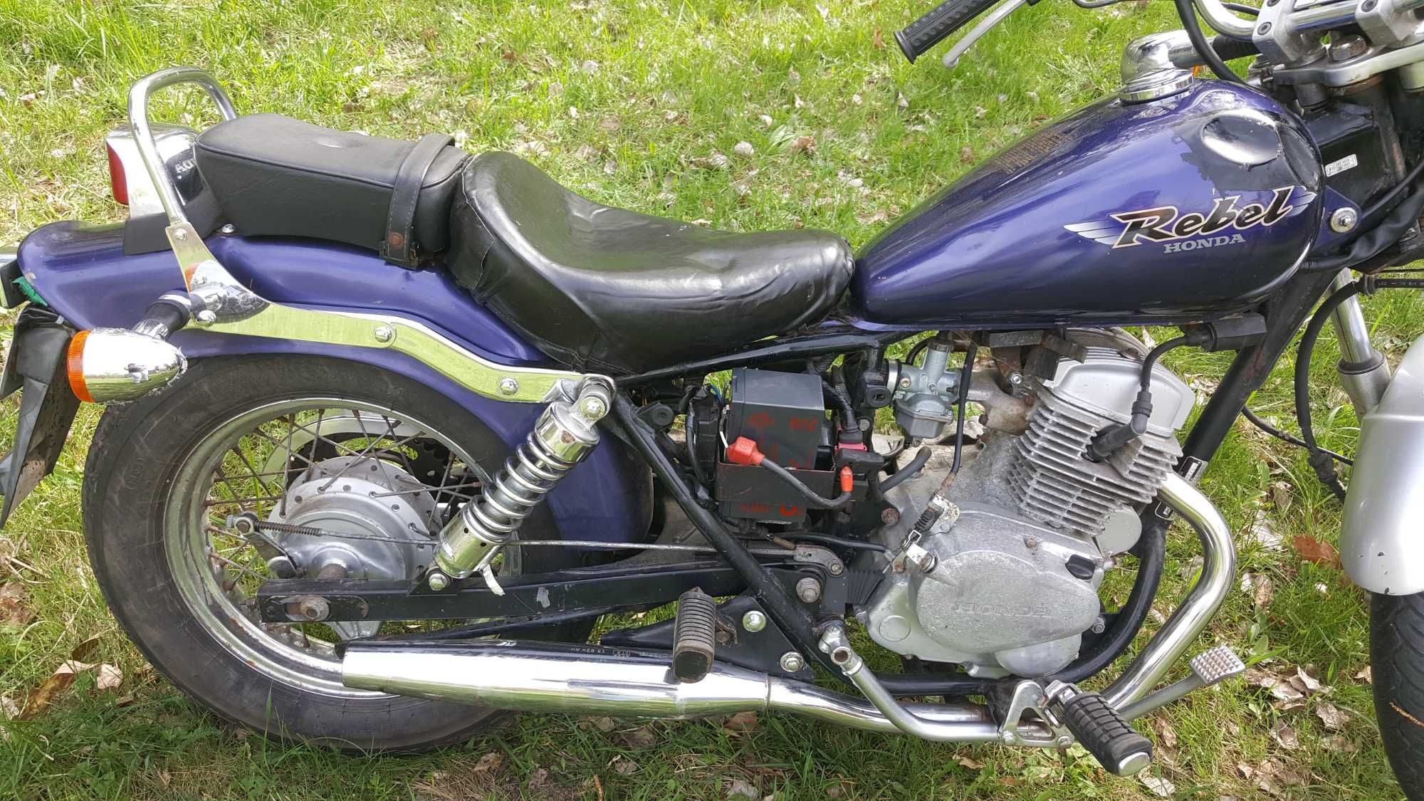 Honda Rebel 125/50 zarejestrowana jako motorower