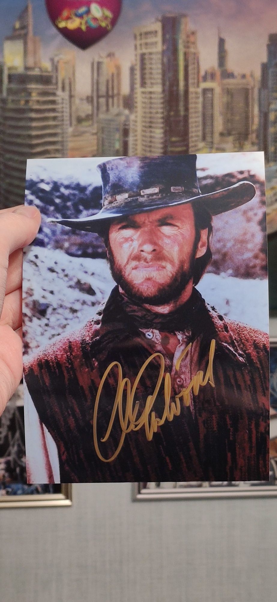 Автограф Клинта Иствуда. Clint Eastwood.