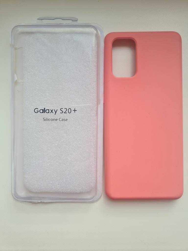 Новий силіконовий чохол Silky Touch для Samsung Galaxy S20+ Plus Pudra