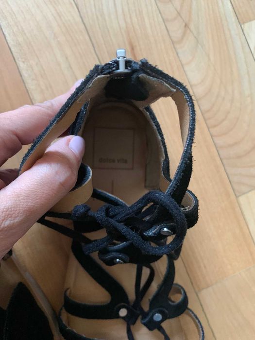 Dolce vita sandały 38 skóra zamsz boho