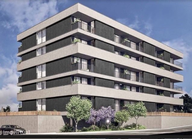 Apartamento T1 de luxo com terraço em S. João da Madeira