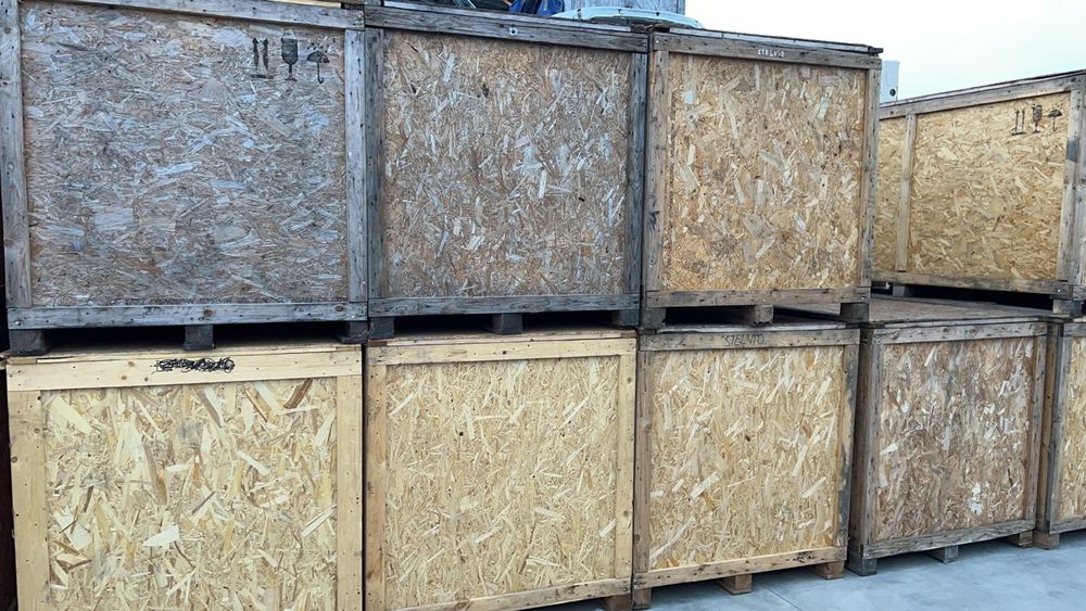 Skrzynie transportowe OSB 240x120x120