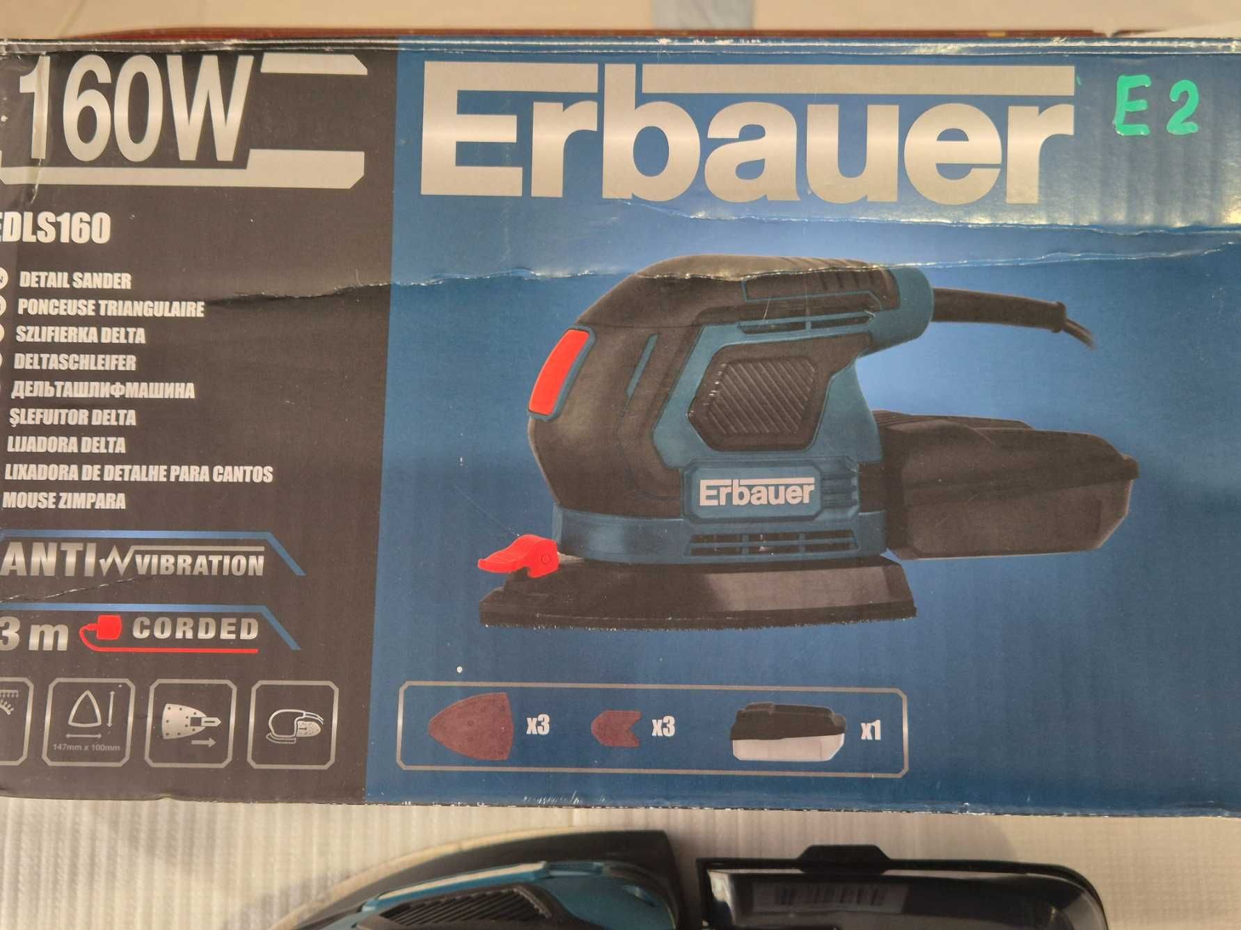 Szlifierka oscylacyjna sieciowe Erbauer 160 W 230 V
