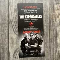 Bilet na pokaz Premierowy  - The expendables - stallone