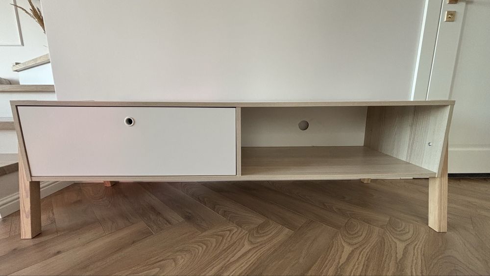 Szafka RTV VOX Spot Young Akacjowo-biały