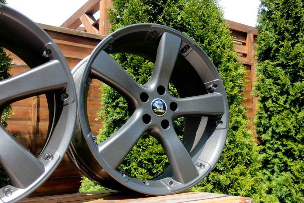 5x112 19 cali Skoda Octavia Superb Grafit JAK NOWE