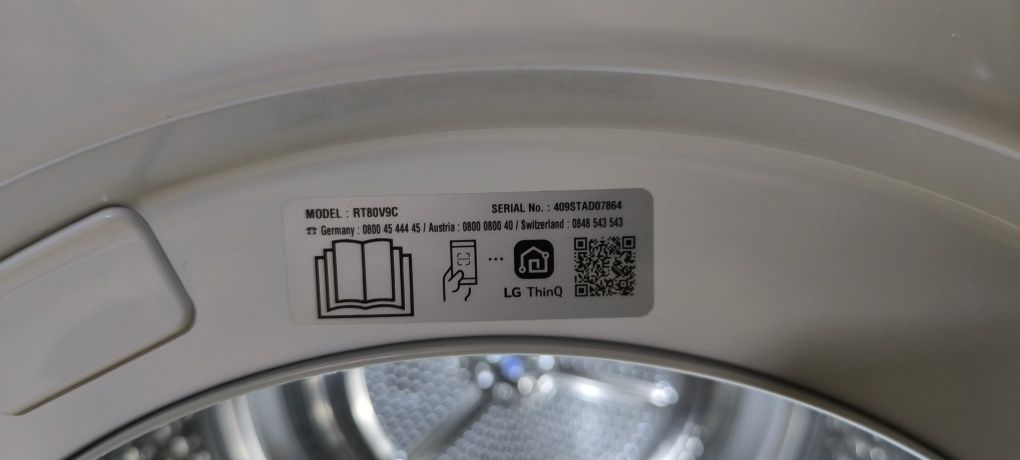 Сушильна машина ( Нова) LG RT80V9C