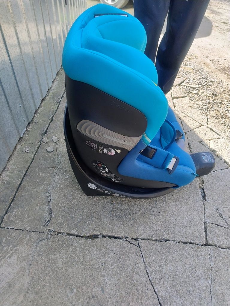 Fotelik samochodowy Cybex Sirona S i size z bazą niebieski