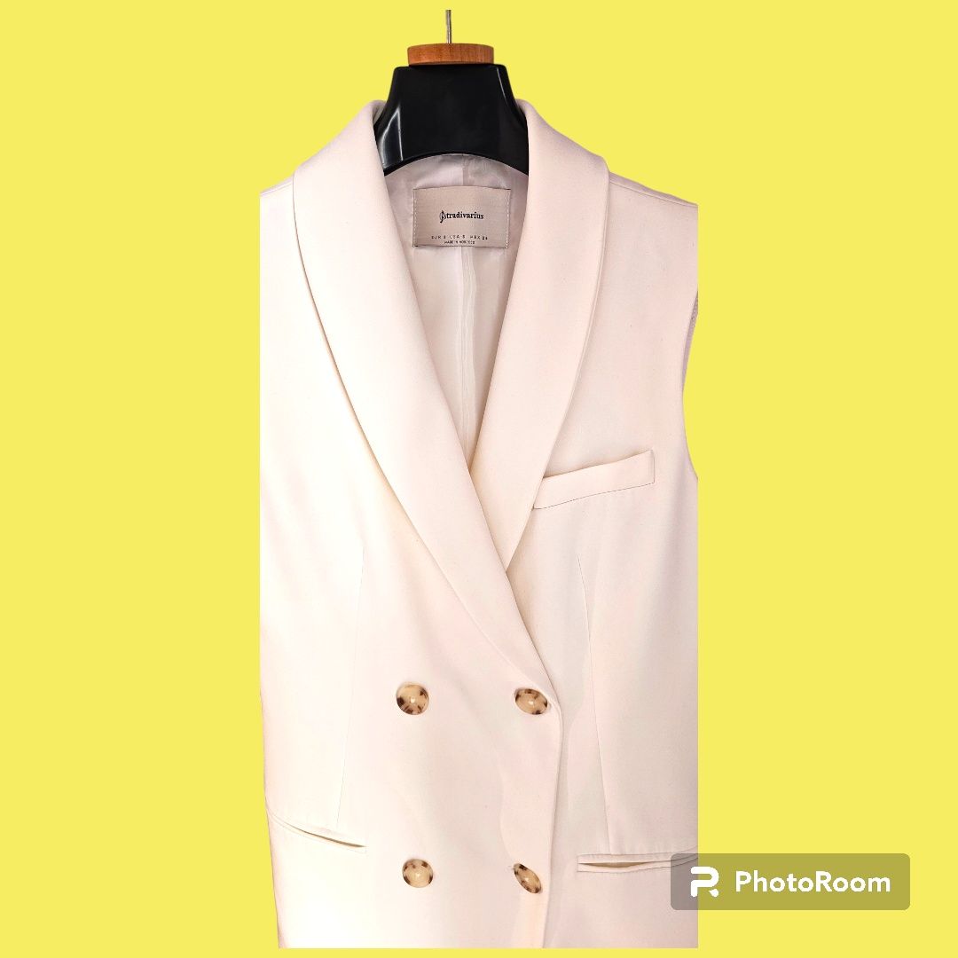 Vestido blazer curto branco