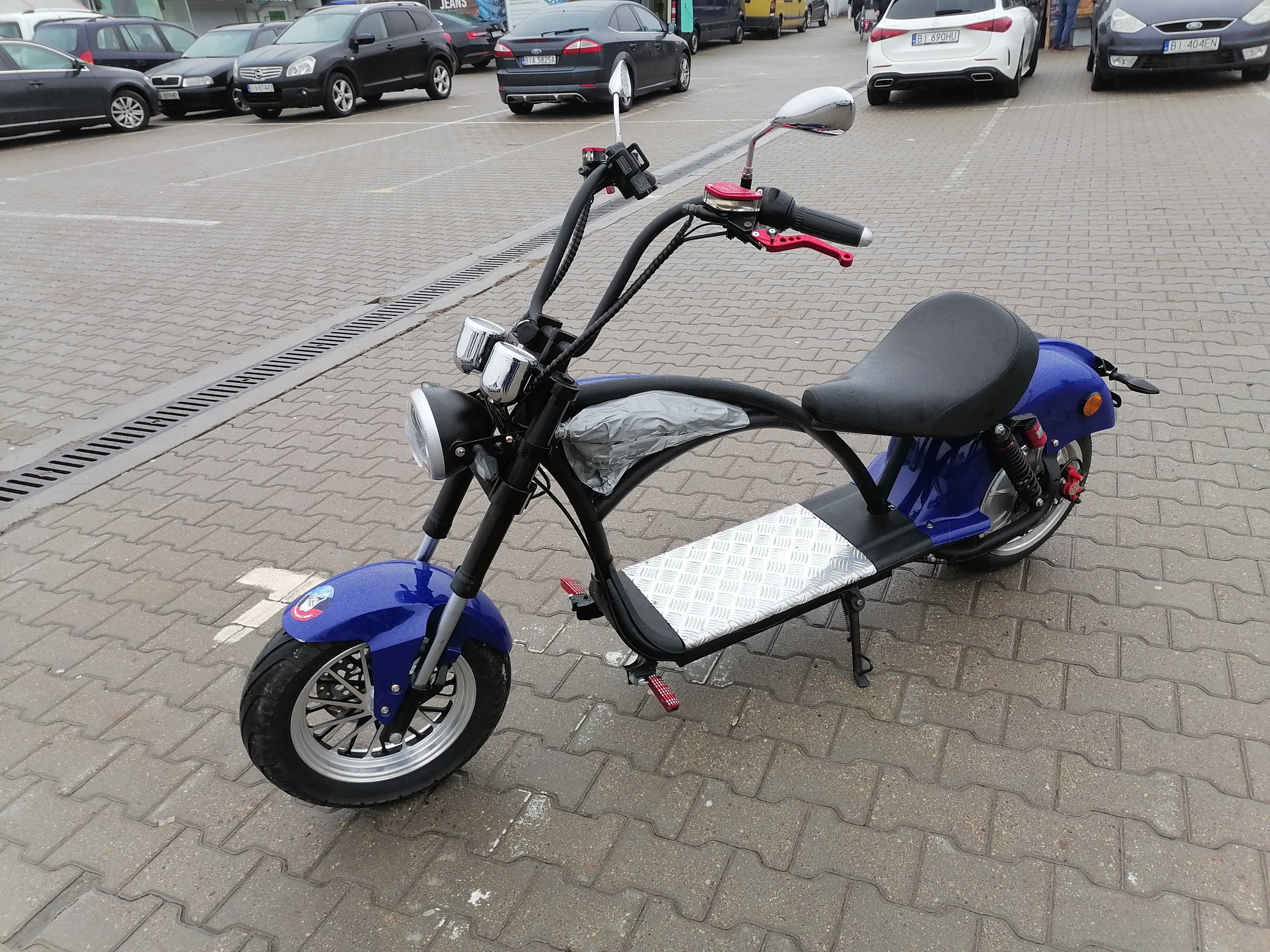 Chooper elektryczny motocykl 2000W 60V jak nowy Eco Scooter