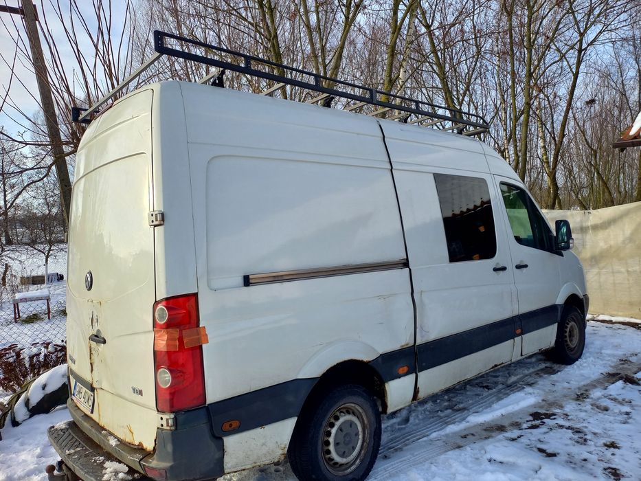 Vw crafter 2.5tdi ławka 4 osobowa z pasami