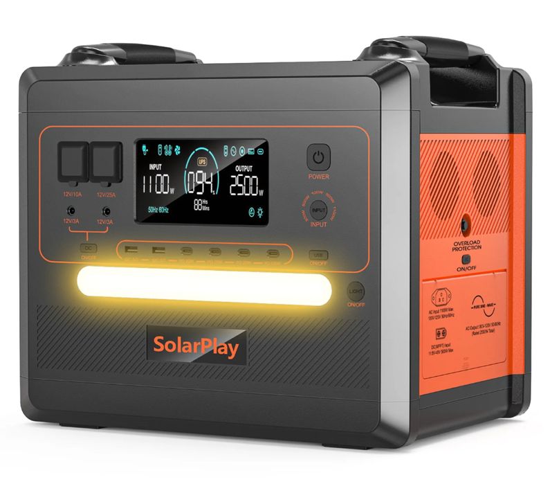 Зарядна станція SolarPlay 2304Вт/г 2500w