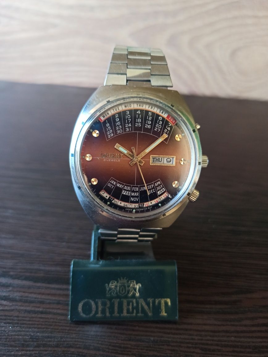 Часы годинник Ориент Orient Multi Calendar College 70x