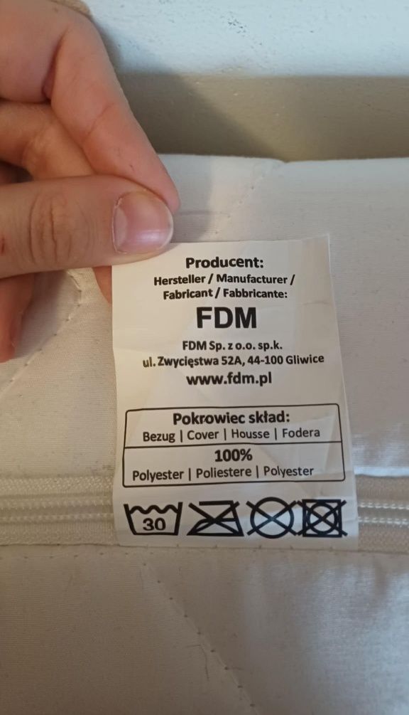Materac Piankowy 90 x 200 x 15