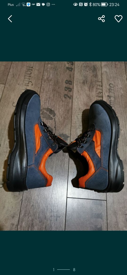 Skórzane Robocze Buty Męskie Łukpol Lekkie Wygodne
