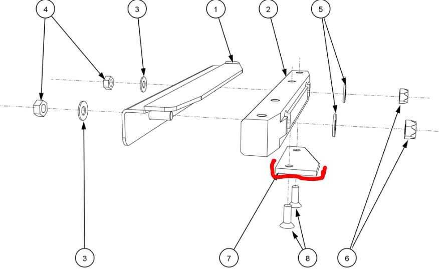 Prowadnica ślizgu łańcucha New Holland, Case. Adaptacja do słonecznika