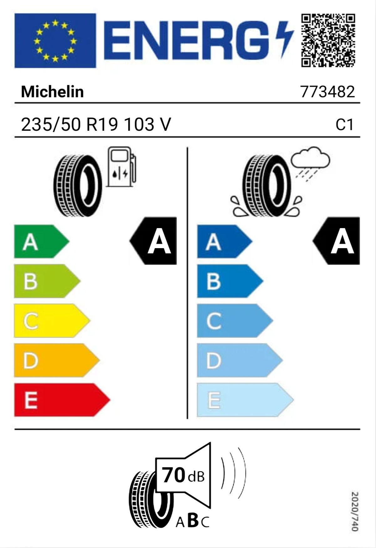 Michelin Primacy 4 235/50r19 103V XL