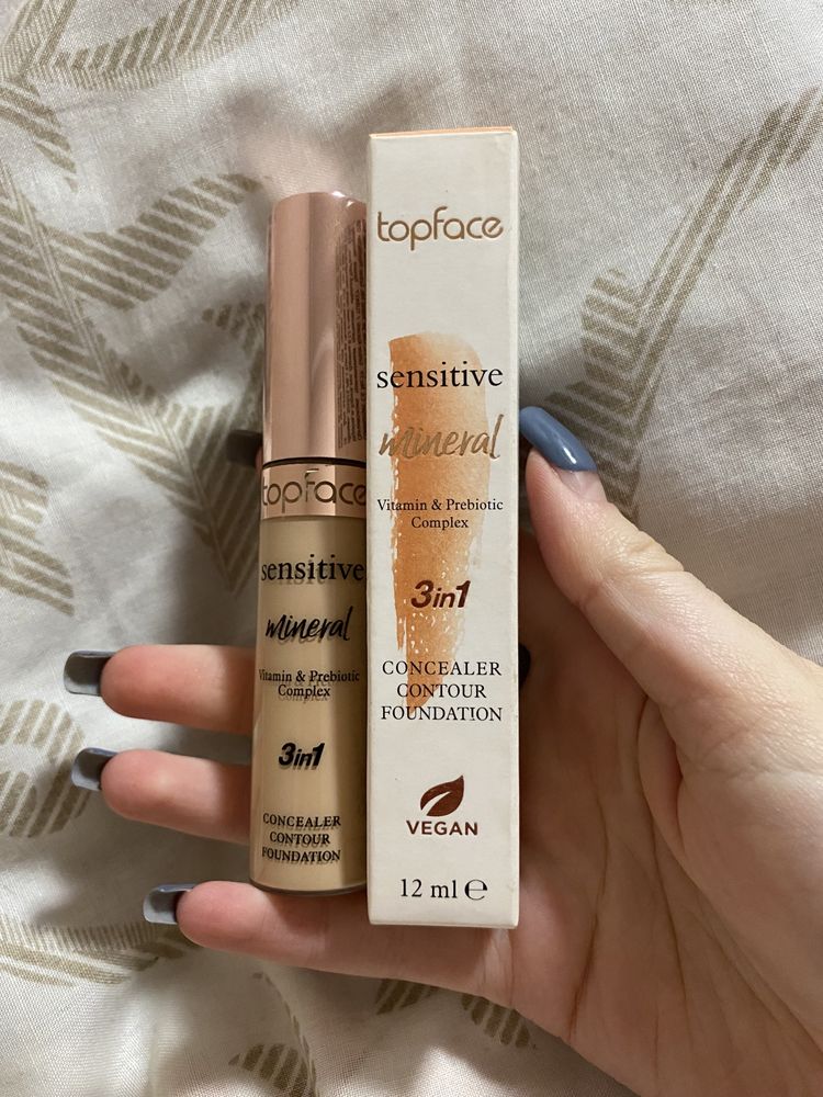 Консилер TopFace Sensitive Mineral 3 in 1