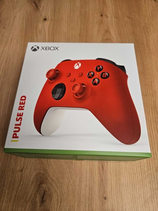Kontroler Xbox Series S/X i PC Czerwony, Nowy, Fabrycznie Zaplombowany