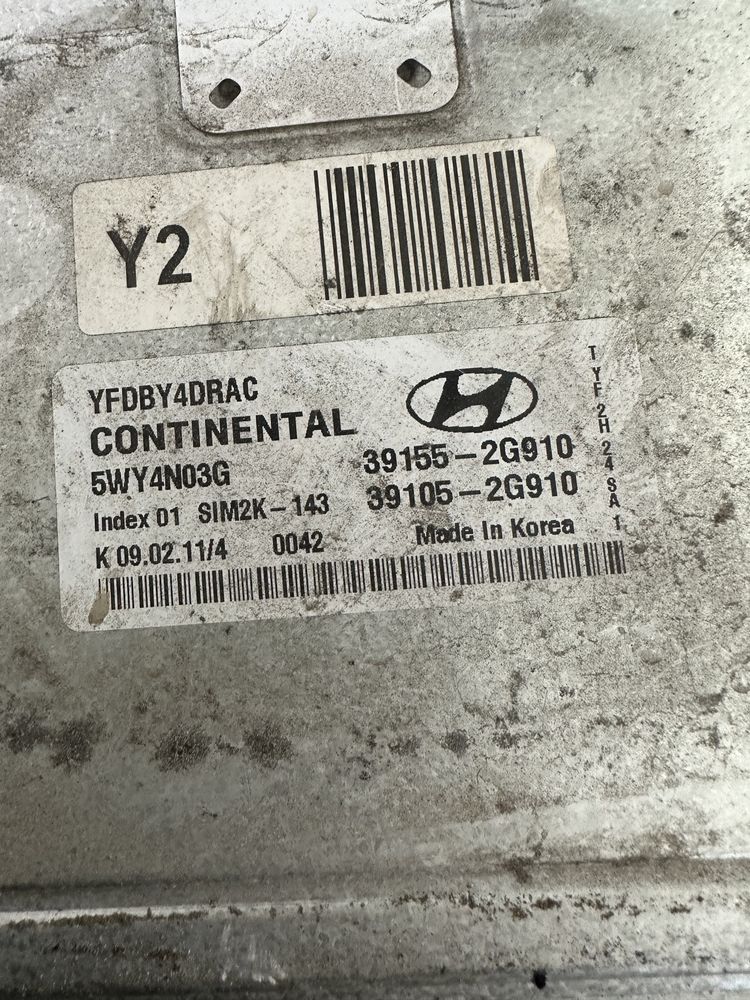 Блок управління двигуном Hyundai Sonata YF hybrid 2.4 39155-2g910