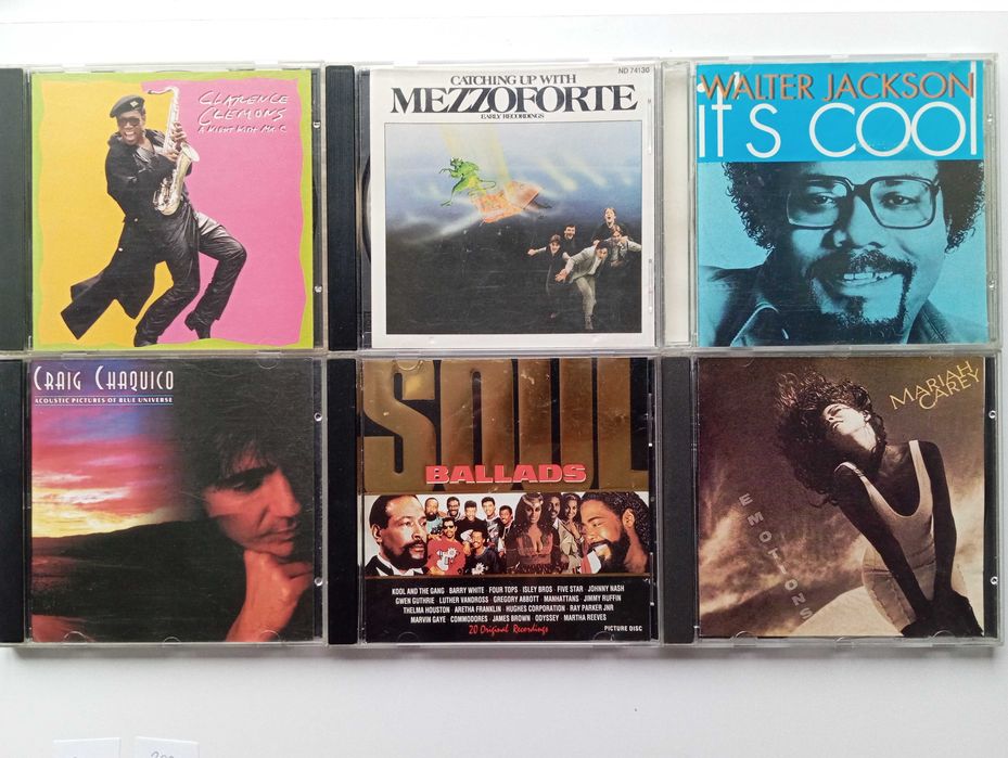 CD музика Mezzoforte, Walter Jackson, Mirah Carey, Soul Ballads