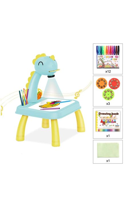 Інтерактивна дитяча іграшка дитячий стіл столик проектор для малювання