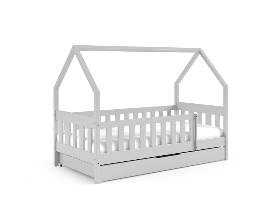 Łóżeczko dla dziecka w stylu skandynawskim - materac