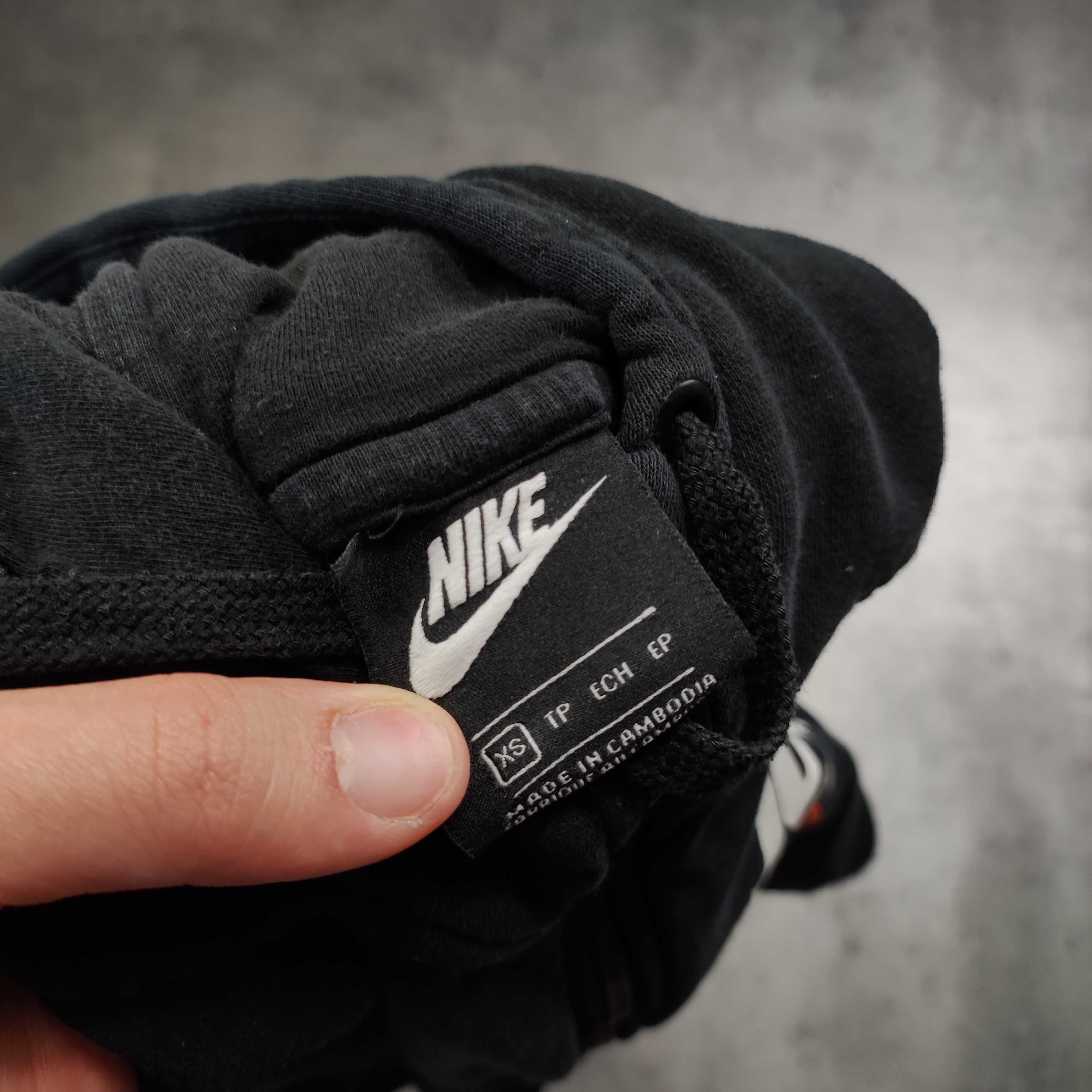MĘSKA Bluza Rozpinana Hoodie z Kapturem Bawełna Czarna Nike Do It Logo