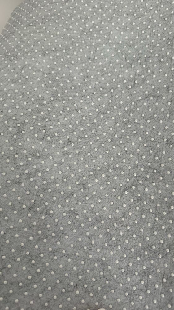 Filcowa mata na biurko szara 90x45 cm