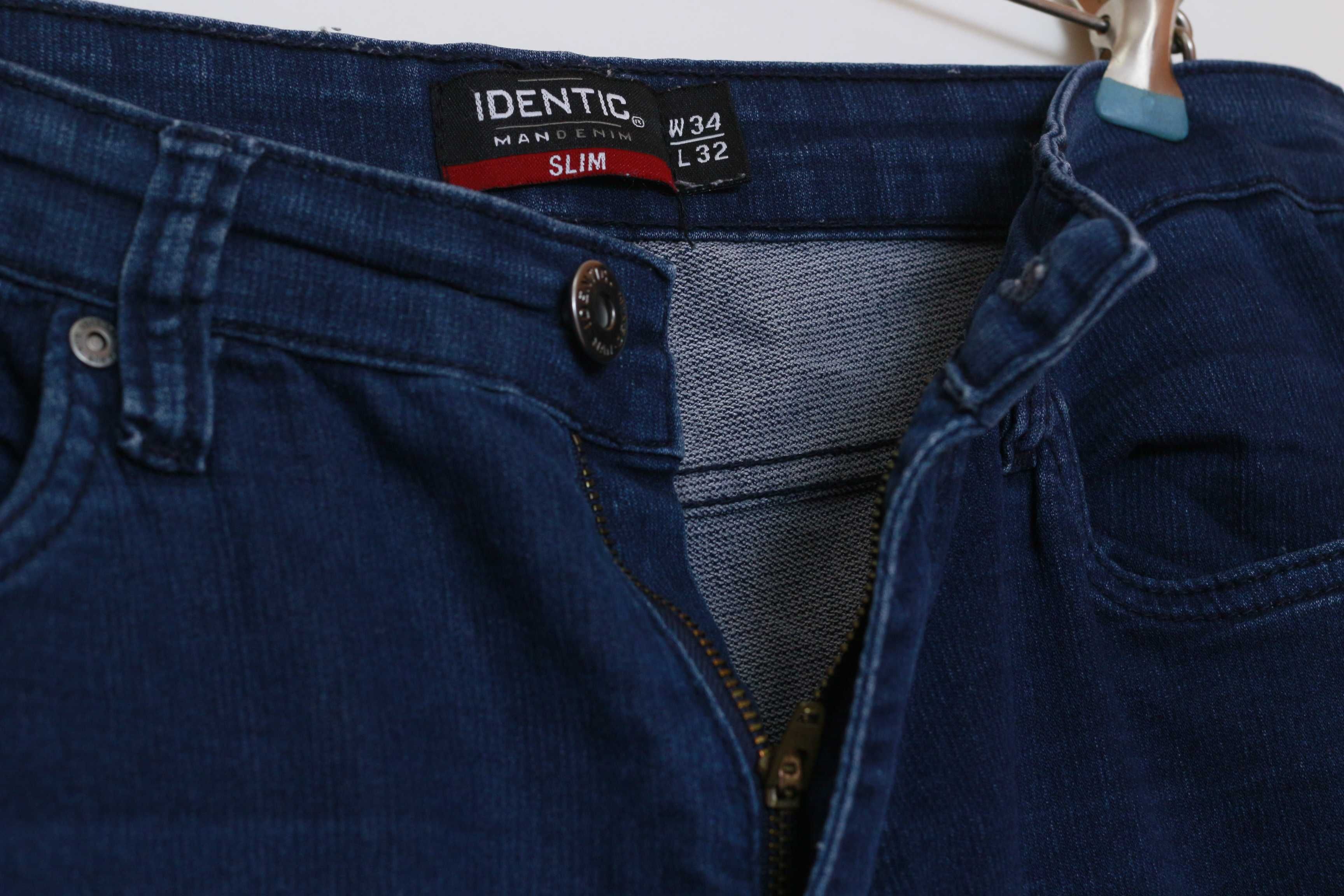 Spodnie Jeans / sztruks Identic Slim Man Denim W34 L32