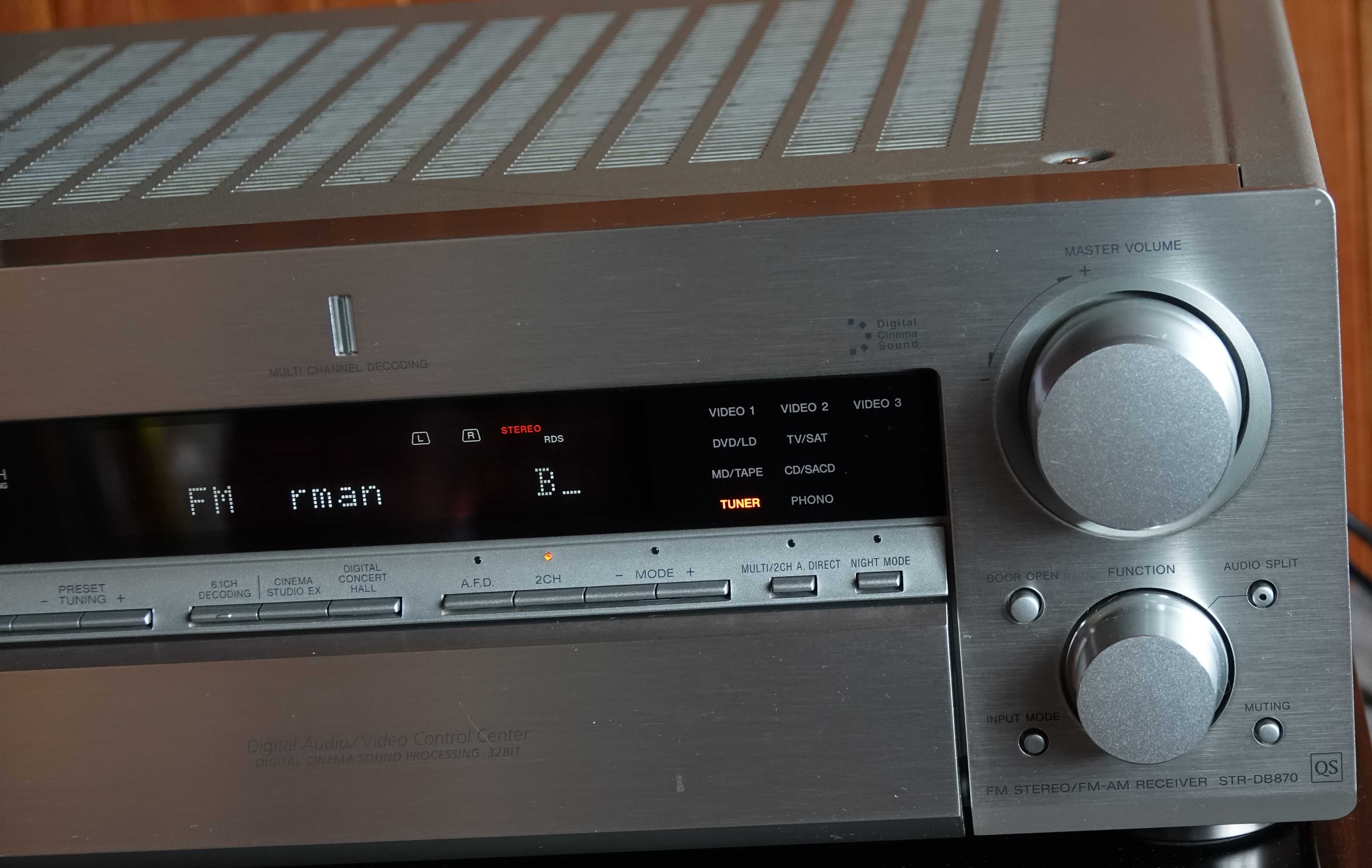Amplituner Audio/ Video Sony STR-DB 870 QS + Pilot