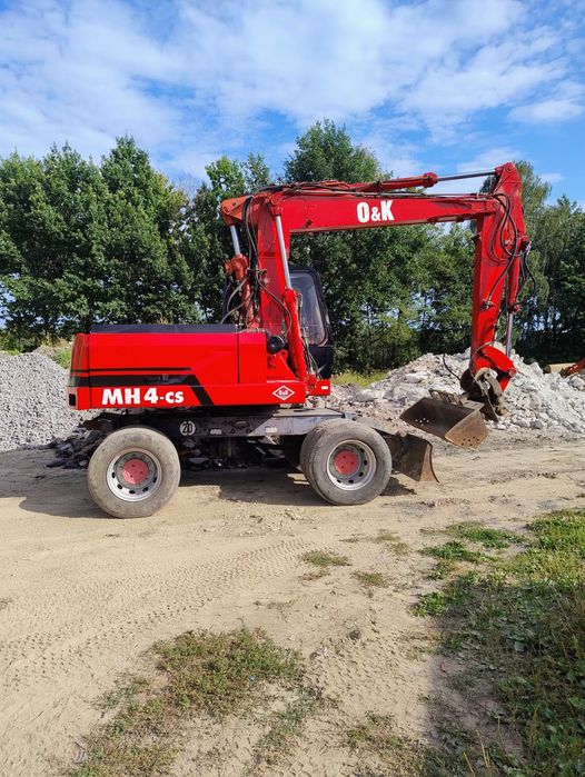 koparka  kołowa skarpowa hydrauliczna  zamiana ladowarka minikoparka