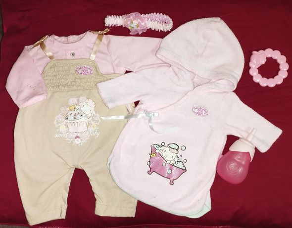 Набор одежды и аксессуаров для беби Анабель baby Annabelle zapf