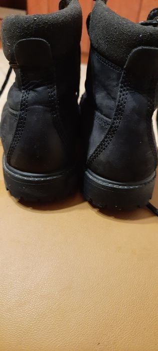 Buty House kozaki zimowe damskie rozm.36 trapery czarne nubuk