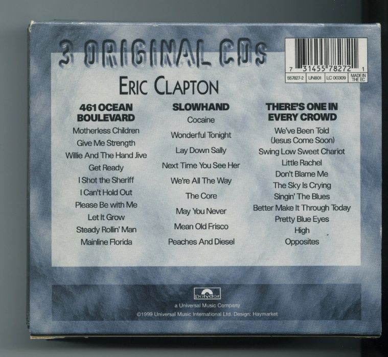 Eric Clapton - 3 CD's