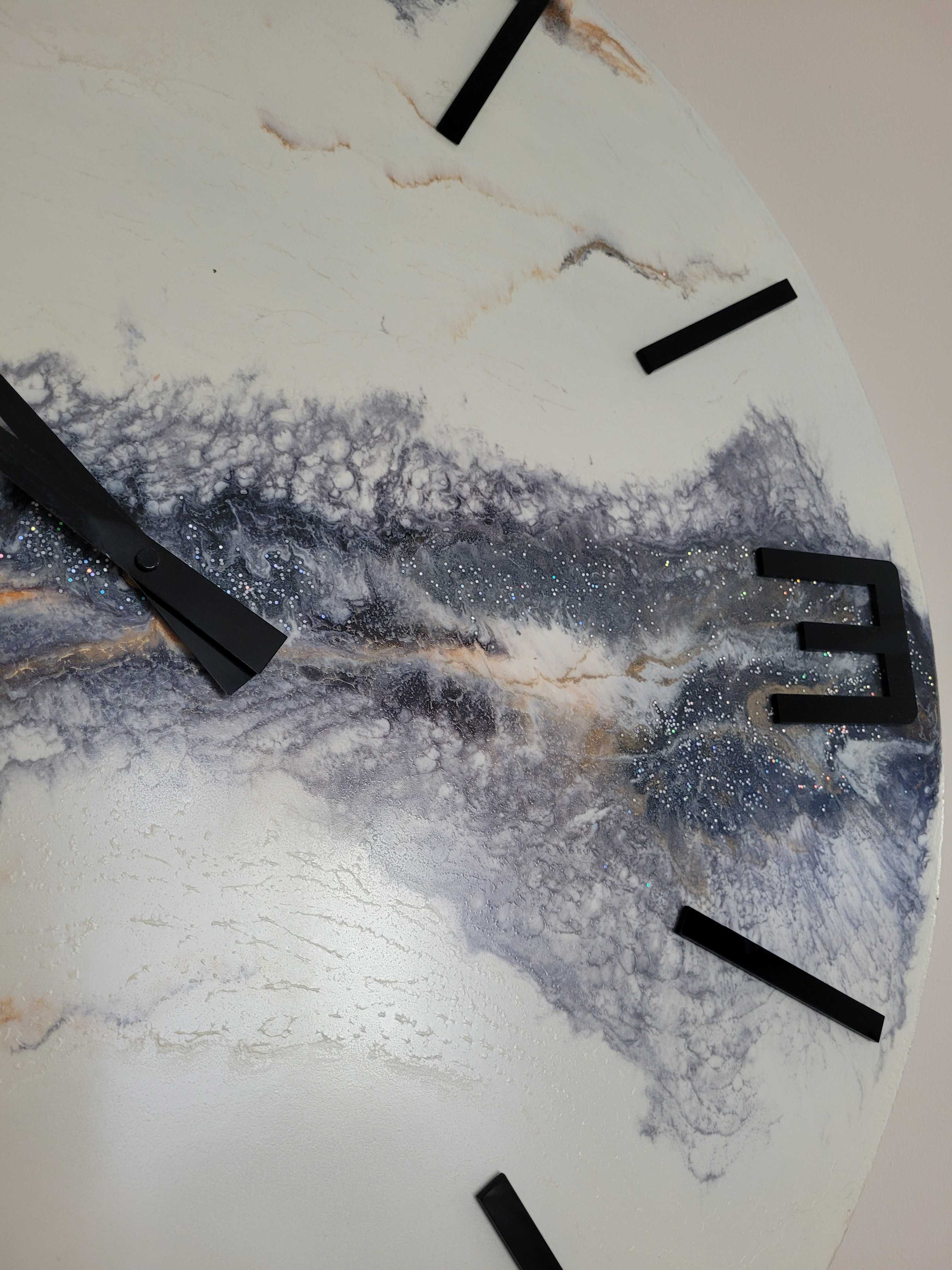 Zegar 70 cm żywica epoxy