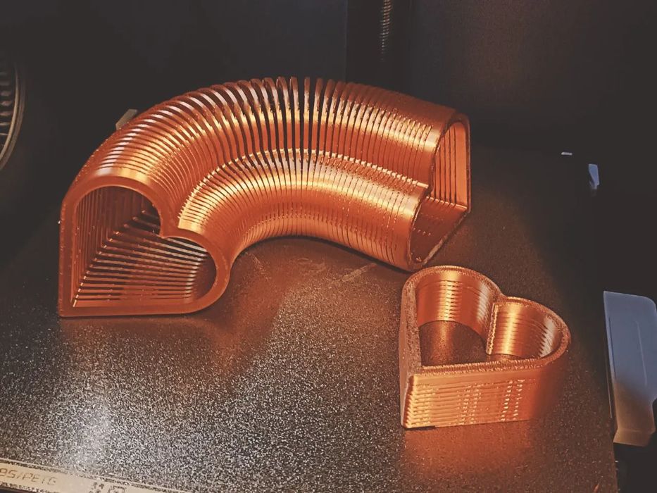 Molde Coração Slinky Divertido