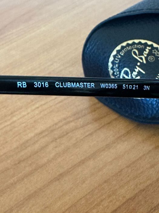 Сонцезахисні окуляри RAY-BAN Clubmaster Оригинал