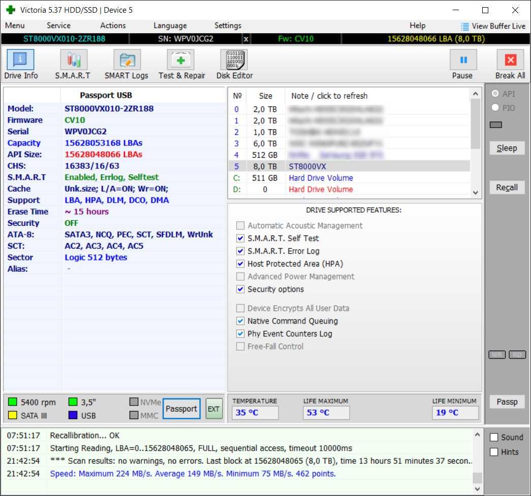 HDD Seagate - 8TB